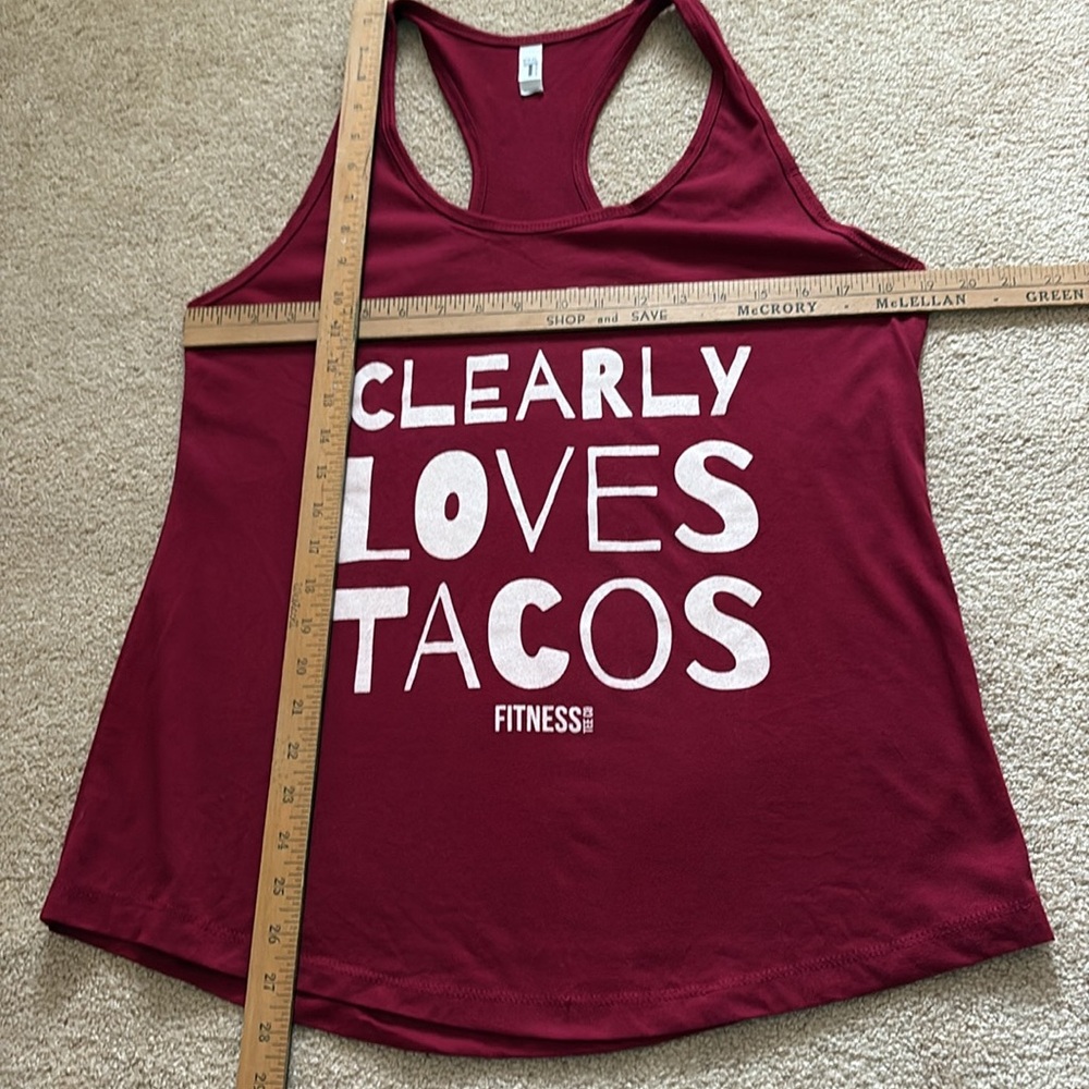 Taco lover funny tank top - Picture 4 of 6